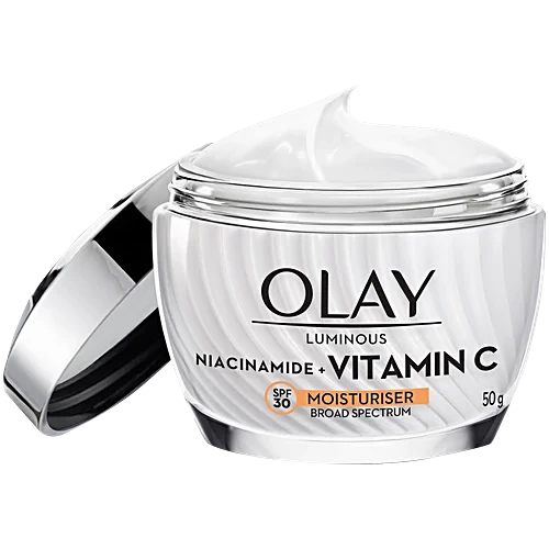 Olay Luminous Niacinamide + Vitamin C Moisturiser - SPF30, 50 g Olay