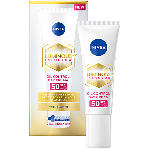 Nivea Luminous Even Glow Oil Control Day Cream - SPF 50, 10 ml NIVEA