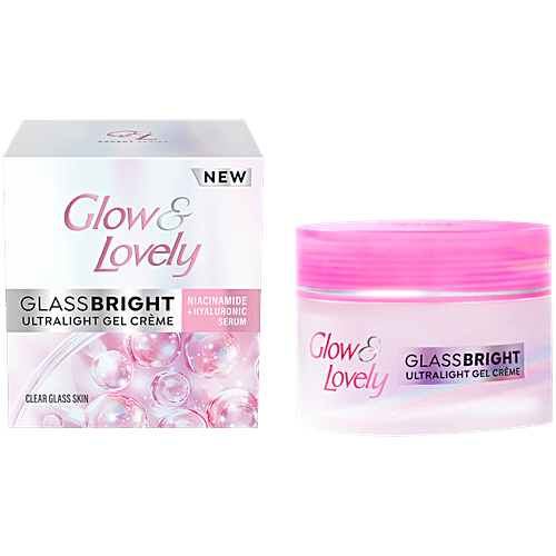 Glow & Lovely Glass Bright Ultralight Gel Creme, 50 g Glow & Lovely