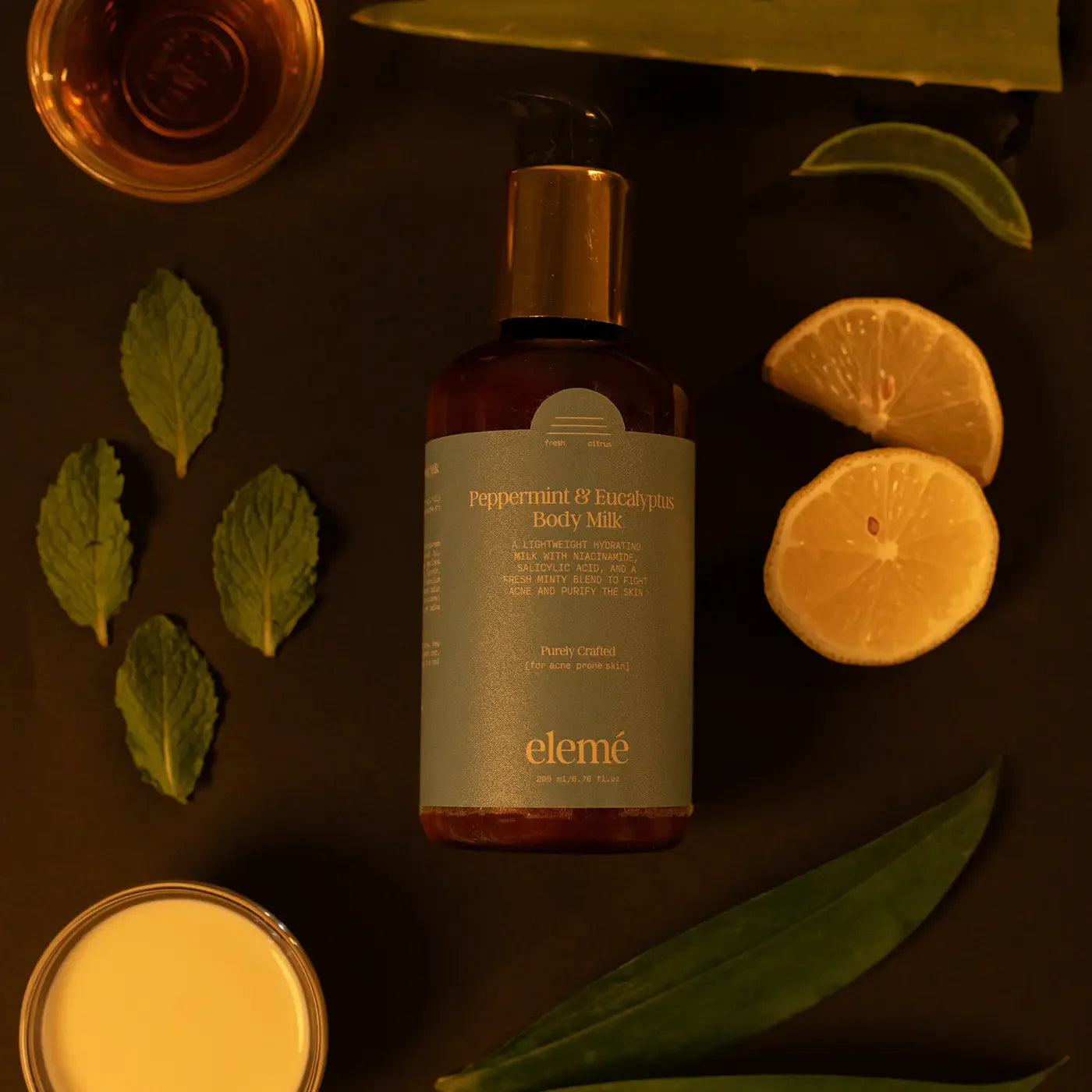 Peppermint & Eucalyptus Body Milk eleme