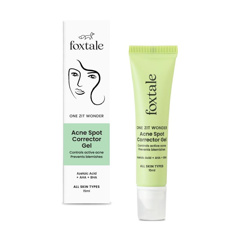 FOXTALE Acne Spot Corrector Gel | Reduction in active acne within 12 hours 15 ML FOXTALE