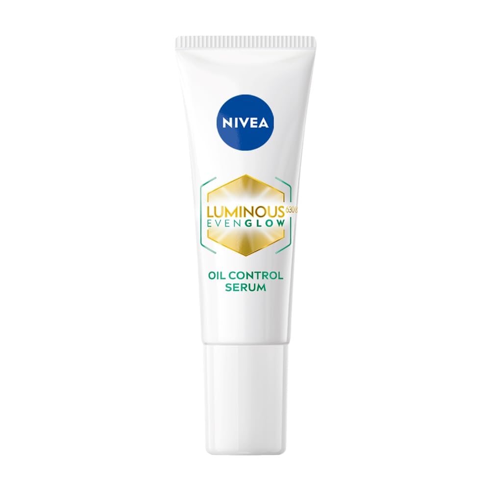 NIVEA Luminous Even Glow Oil Control Face Crème & Moisturiser Serum with Thiamidol (60X more effective than Vitamin C), Salicylic Acid, Hyaluronic Acid, Green Tree extracts for Dark Spots Reduction & Hydration| 10ml NIVEA