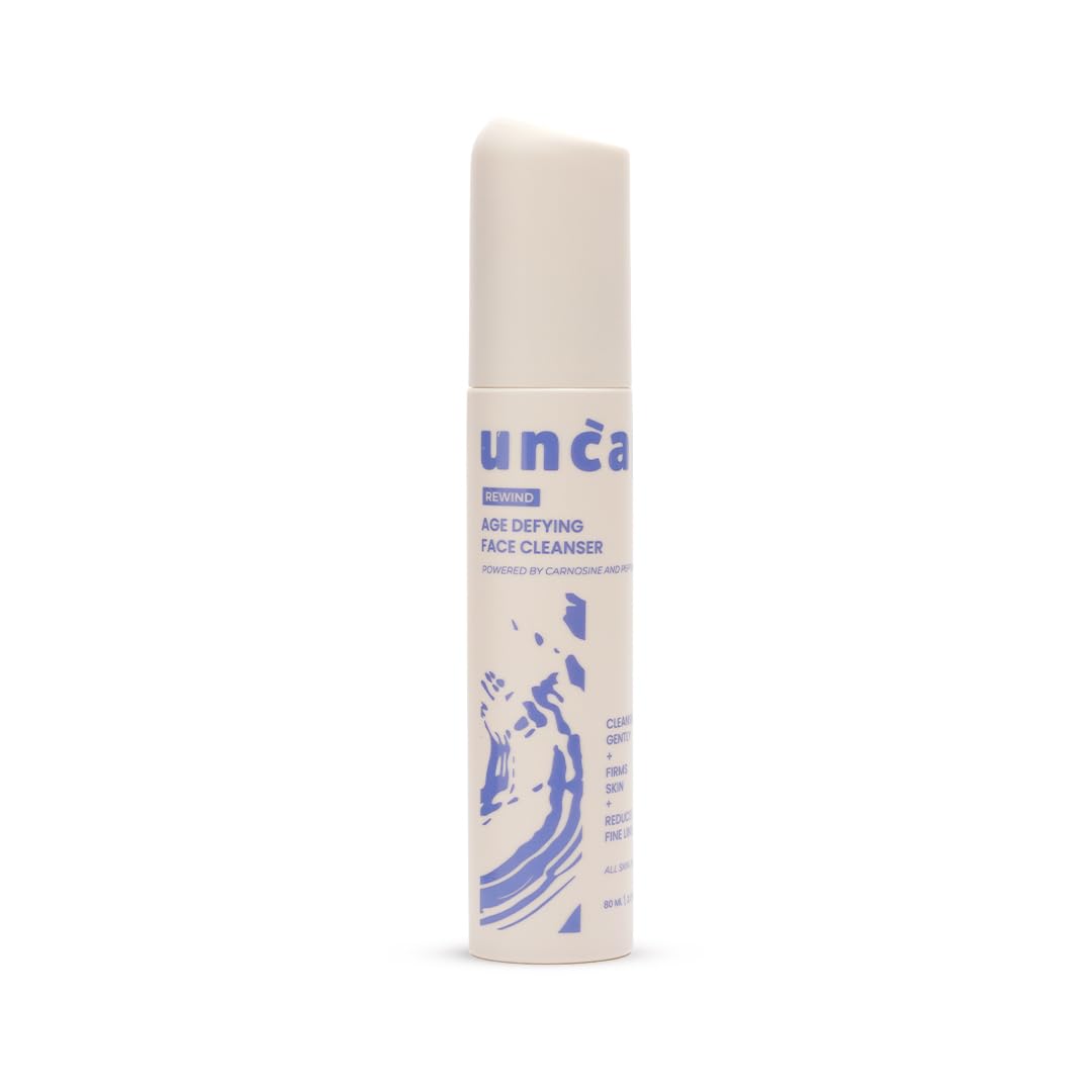 Uncap Age‑Defying Face Cleanser – 80 mL | All Skin Types | Carnosine & Peptides | Gentle Cleansing, Firms Skin & Reduces Fine Lines Uncap