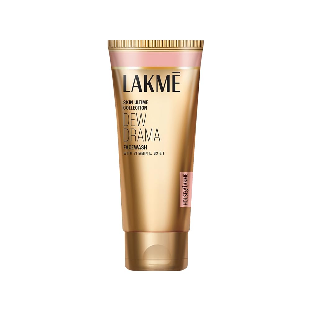 LAKME Dew Drama Facewash With Vitamin E , B3 & F 100g Lakme