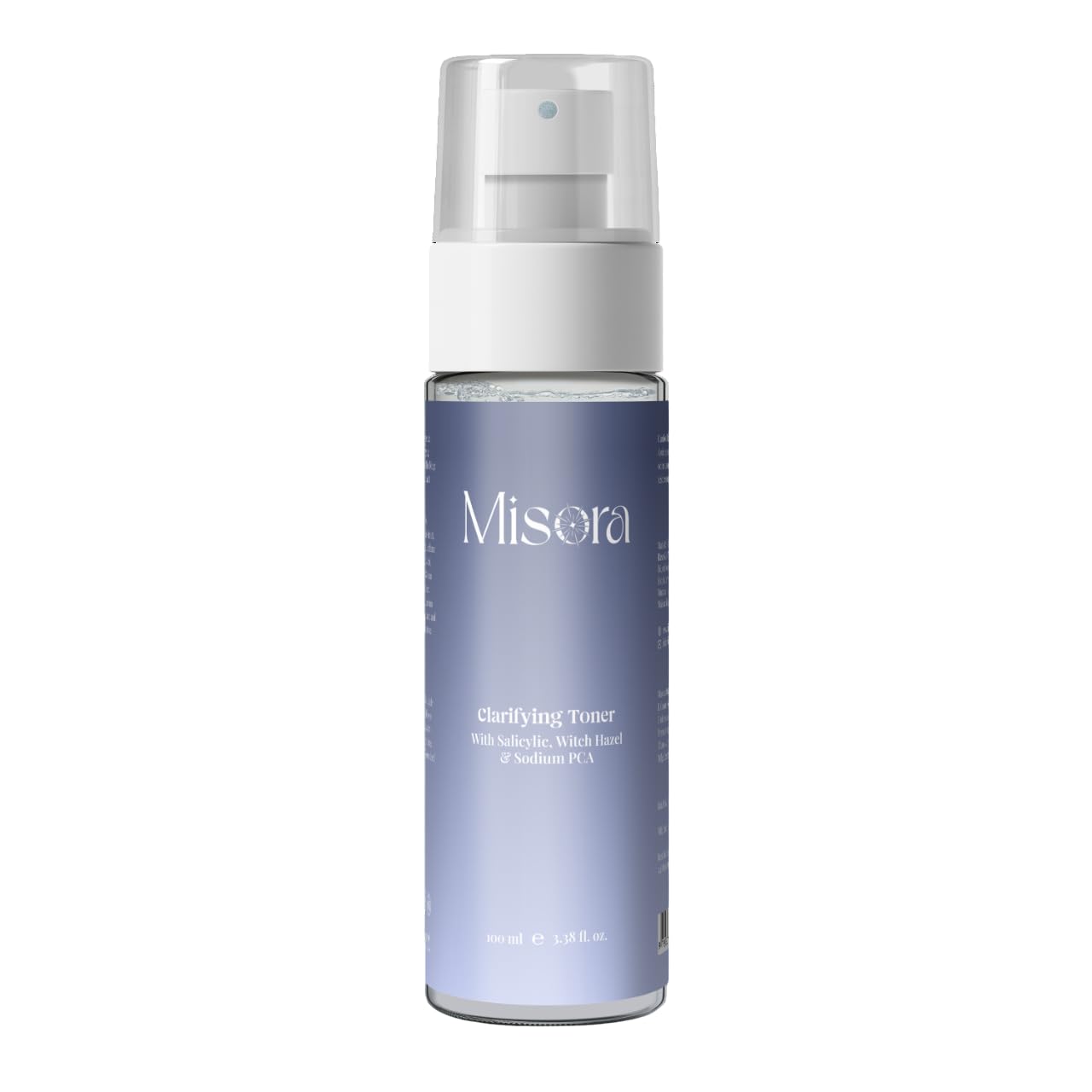 Misora Clarifying toner With Niacinamide & Tea Tree Oil | Targets Clogged Pores & Smoothens Skin For Oily & Acne Prone Skin | Fades Acne Scars & Dark Spots | 100ml MISORA