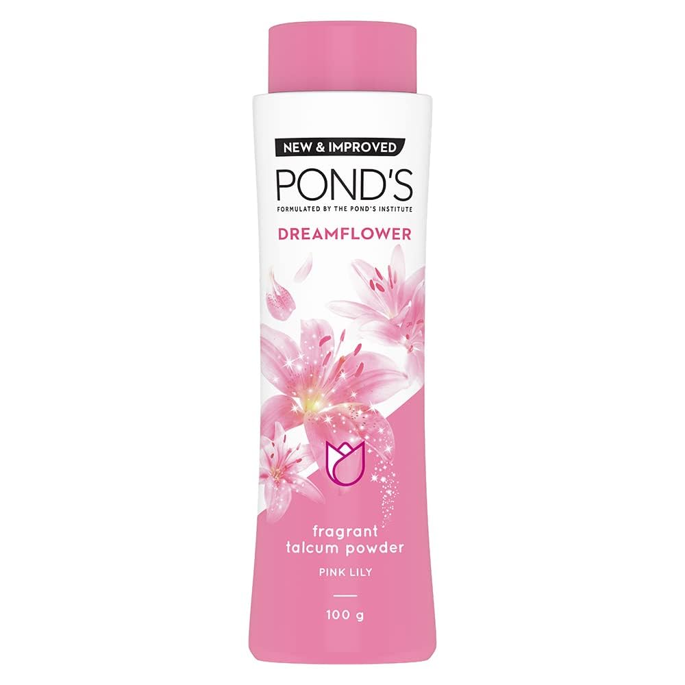 POND'S Dreamflower Fragrant Talcum Powder  Pink Lily 50 G Ponds