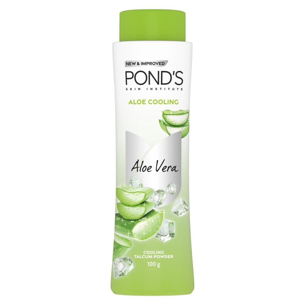 Aloe Cooling Talcum Powder With Natural Aloe Vera Extract – Cooling Freshness & Soft Skin Care 80g PONDS