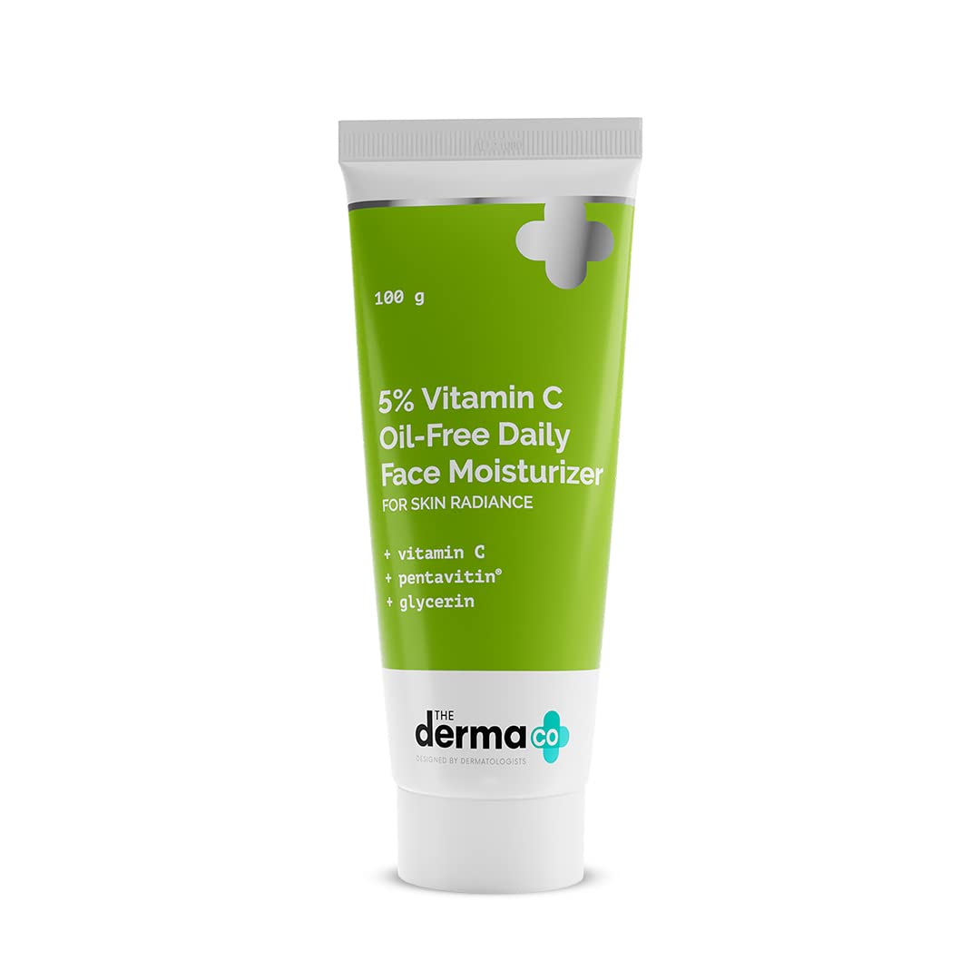 Derma Co 5% Vitamin C Oil-Free Daily Face Moisturizer 100G The Derma Co