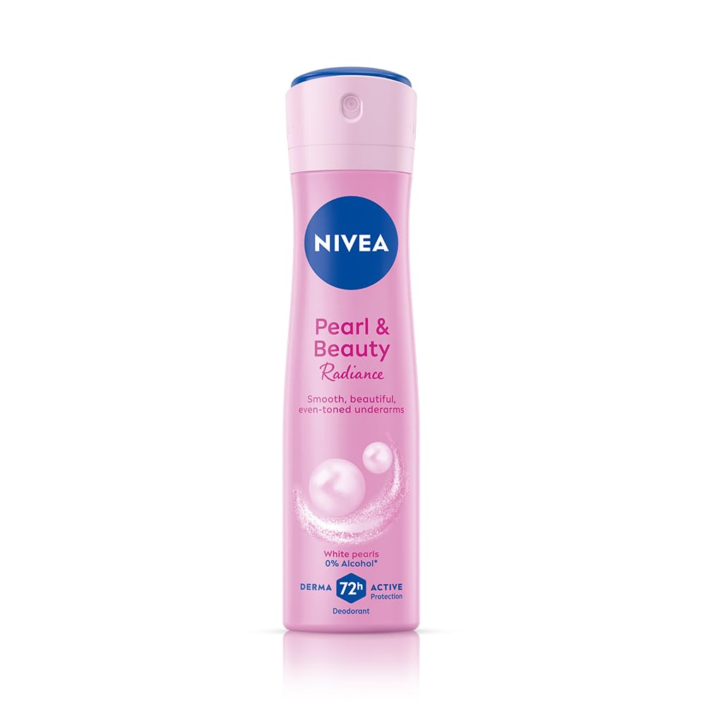 Nivea Female Pearl & Beauty Radiance Citrus Scent Liquid Deodorant 150 Ml | For Eventoned Smooth & Beautiful Underarms NIVEA