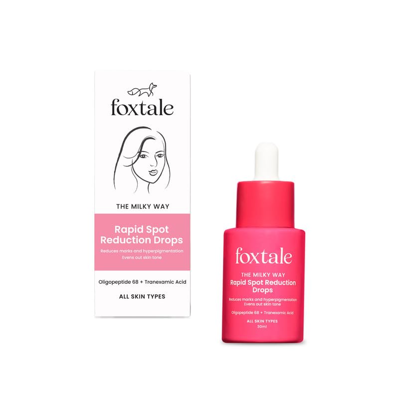 Foxtale 3% Tranexamic Acid Face Serum with Peptides & Niacinamide for Hyperpigmentation, Reduces Marks & Dark Spots, Evens Out Skin Tone, All Skin Types, Men and Women - 30 ml FOXTALE