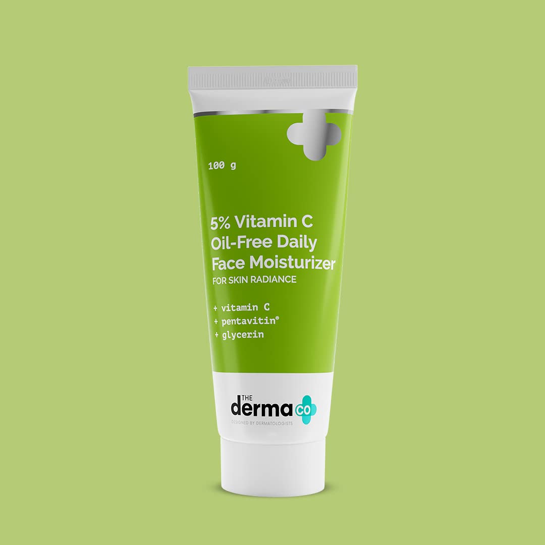 Derma Co 5% Vitamin C Oil-Free Daily Face Moisturizer 100G The Derma Co