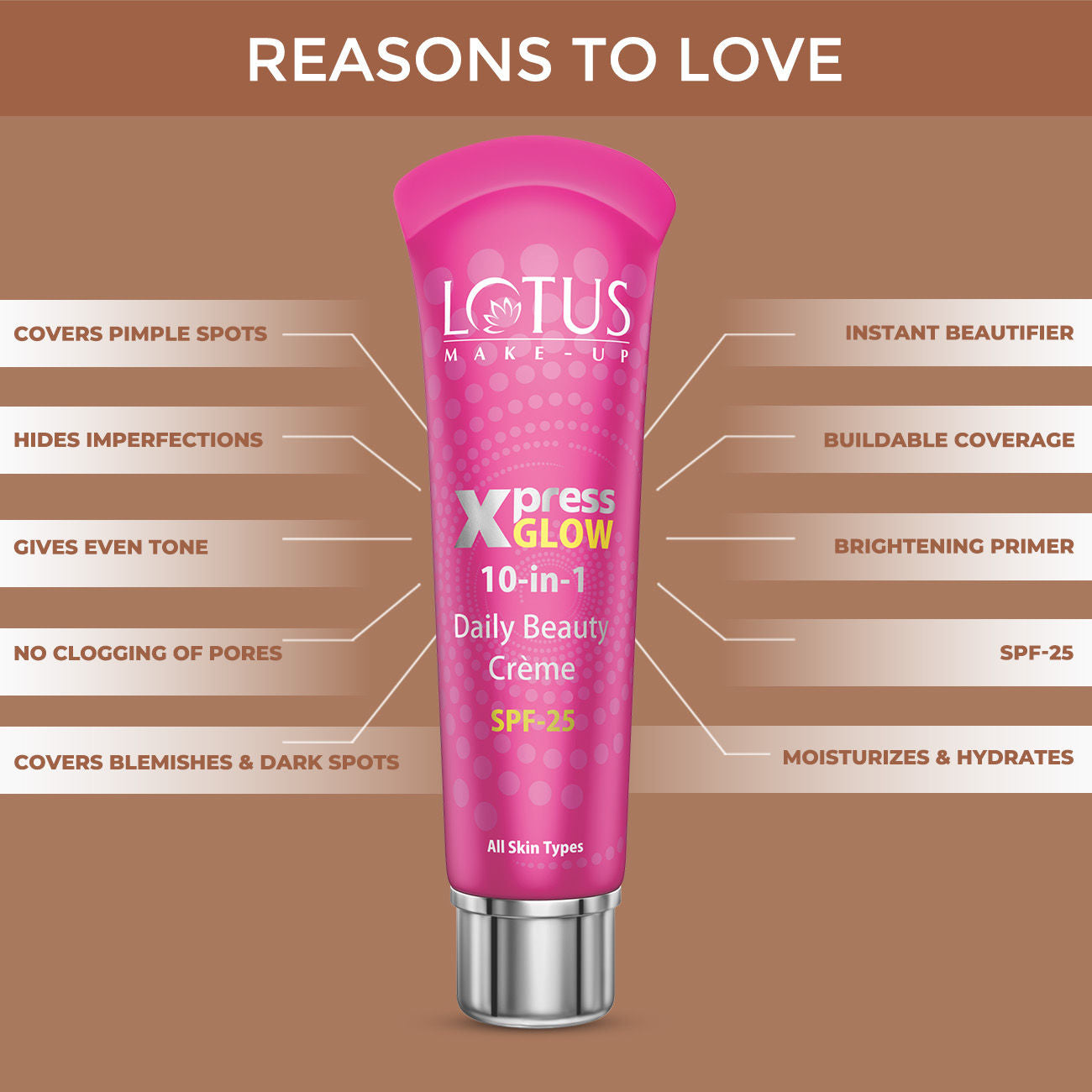 Lotus Makeup Xpress Glow 10-1 Daily Beauty LOTUS