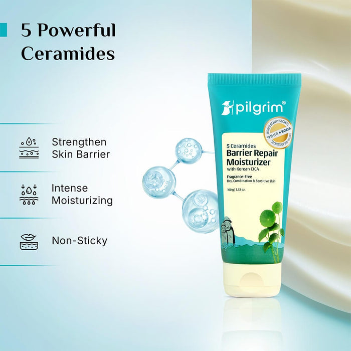 Pilgrim 5 Ceramides Barrier Repair Moisturizer 100g Pilgrim