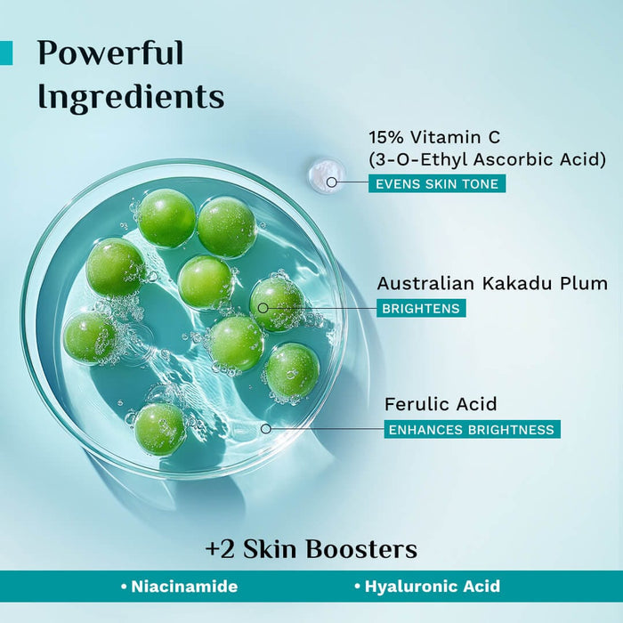 Pilgrim 15% Vitamin C Face Serum For Advanced Brightness | 20 ml Pilgrim