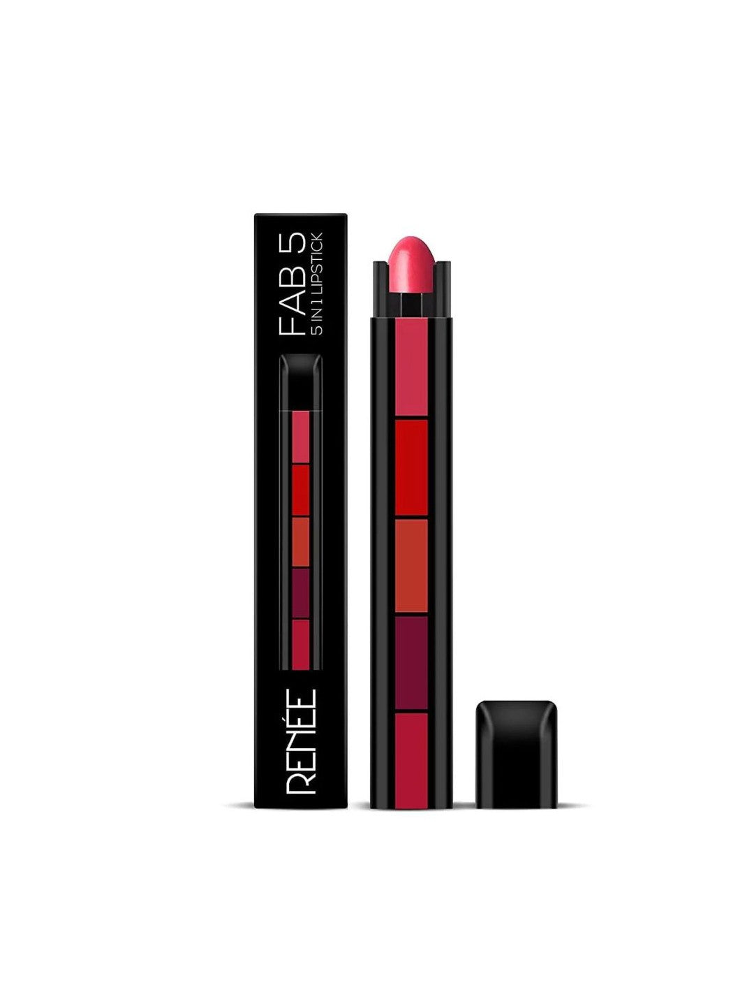 RENEE FAB 5 Matte Finish 5 in 1 Lipstick 7.5gm BOLD RENÉE