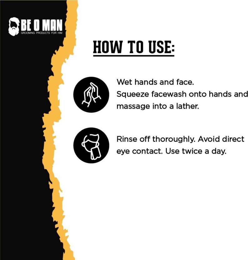 Be O Man – Anti Bacterial Face Wash  (50 ml) Be O Man