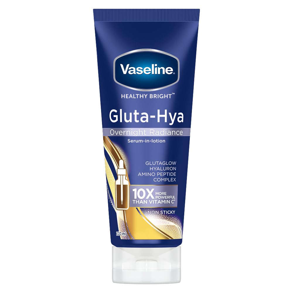 Vaseline Gluta-Hya Overnight Radiance, Serum-In-Lotion, Boosted With Amino Peptide, 3300ml Vaseline