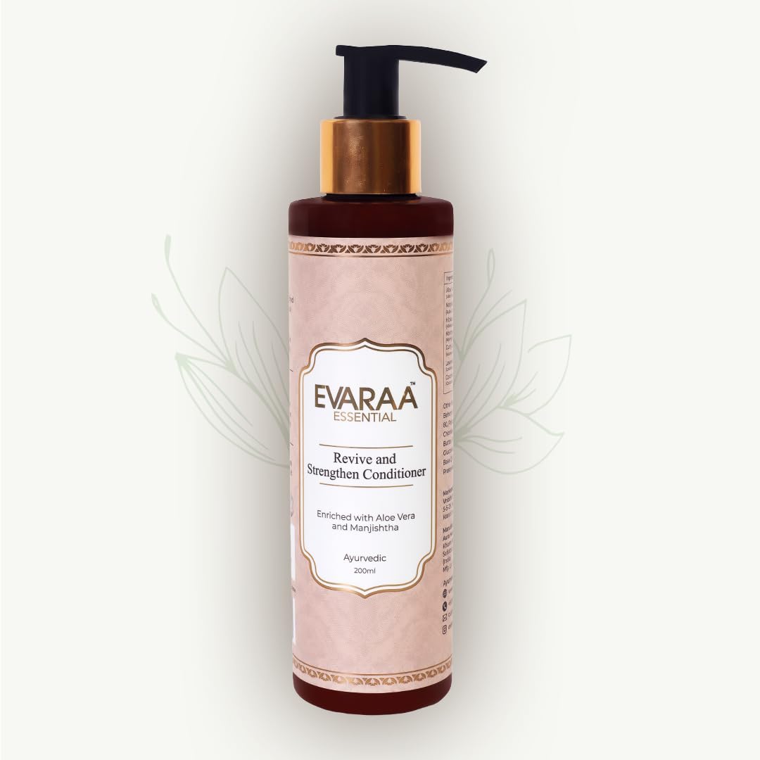 Evaraa Essential Revive & Strengthen Hair Cleanser – Sulfate-Free Shampoo for Dry, Damaged & Thinning Hair – 200ml (Copy) Beauty Bumble