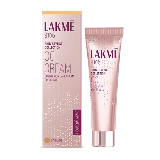 Lakme 9 to 5 CC Cream Caramel with 3% Niacinamide Complex SPF30 PA++ Lakme