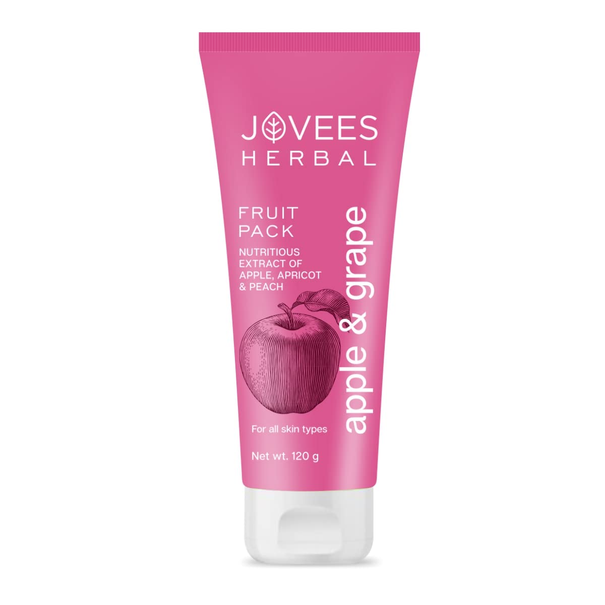 Jovees Apple & Grape Fruit Pack, 120 g