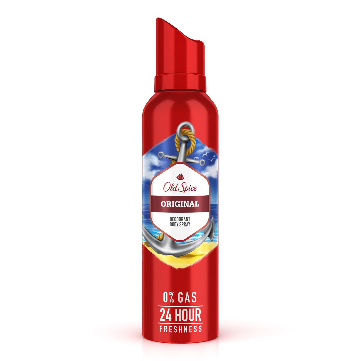 Old Spice Original No Gas 24 hour Long Lasting Freshness Deodorant Perfume Body Spray For Men, 140ml OLD SPICE
