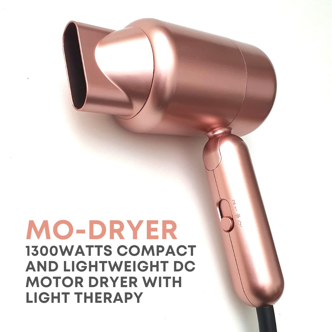Alan Truman MO 1300 Watts DC Motor Dryer Metallic - Rose Gold ALAN TRUMAN