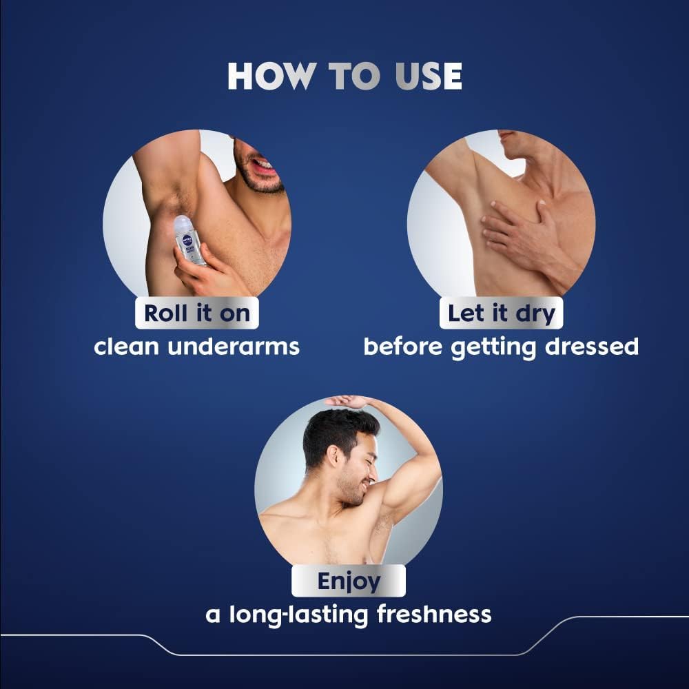 NIVEA MEN Silver Protect Roll On, 50ml NIVEA