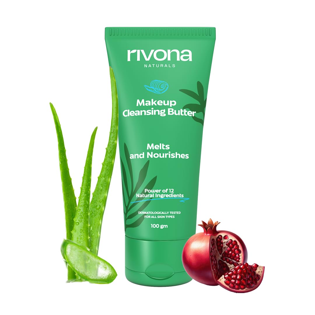 Rivona Makeup Cleansing Butter - Removes SPF and Waterproof Makeup - 100gm