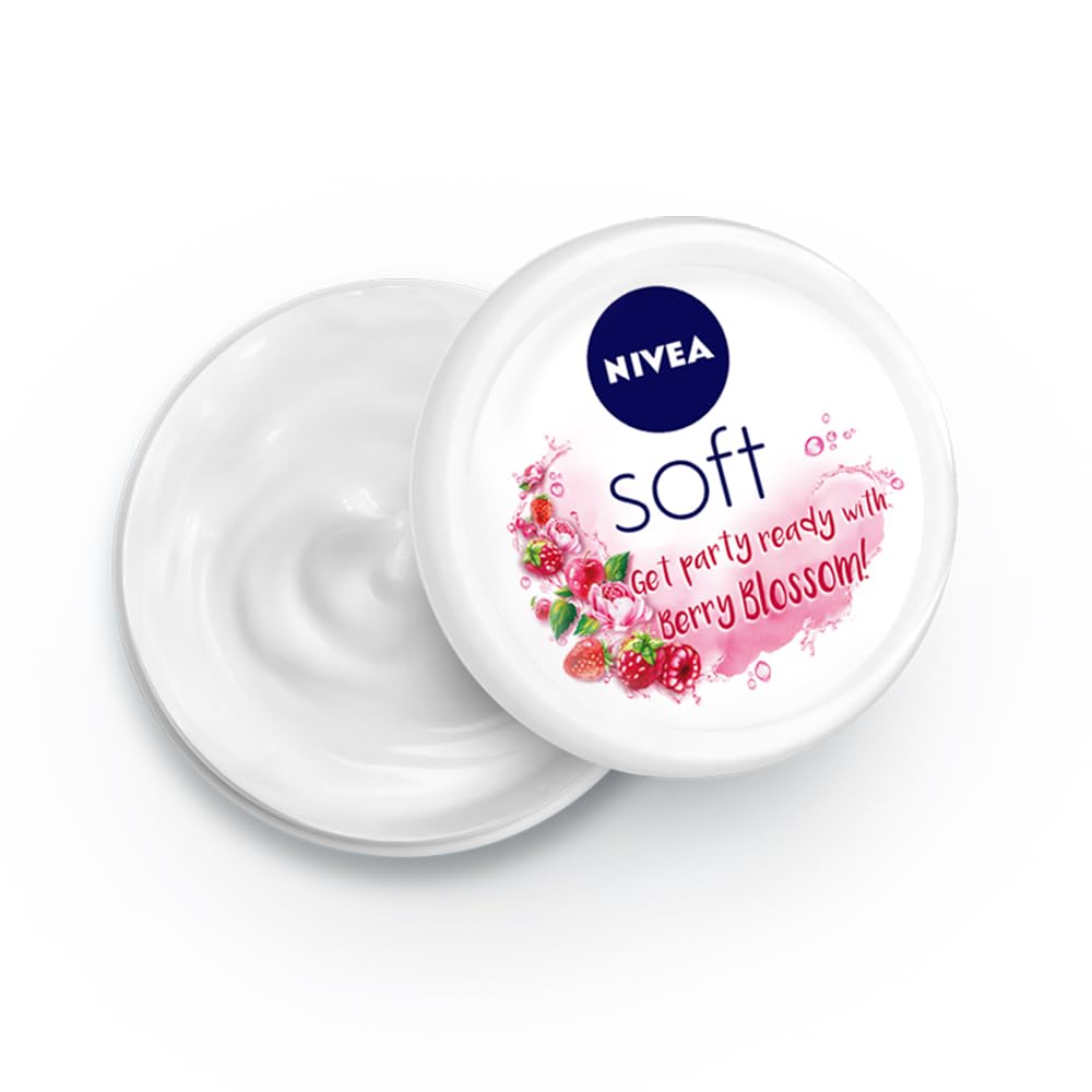 NIVEA SOFT LIGHT MOISTURIZER BERRY BLOSSOM 200ML NIVEA