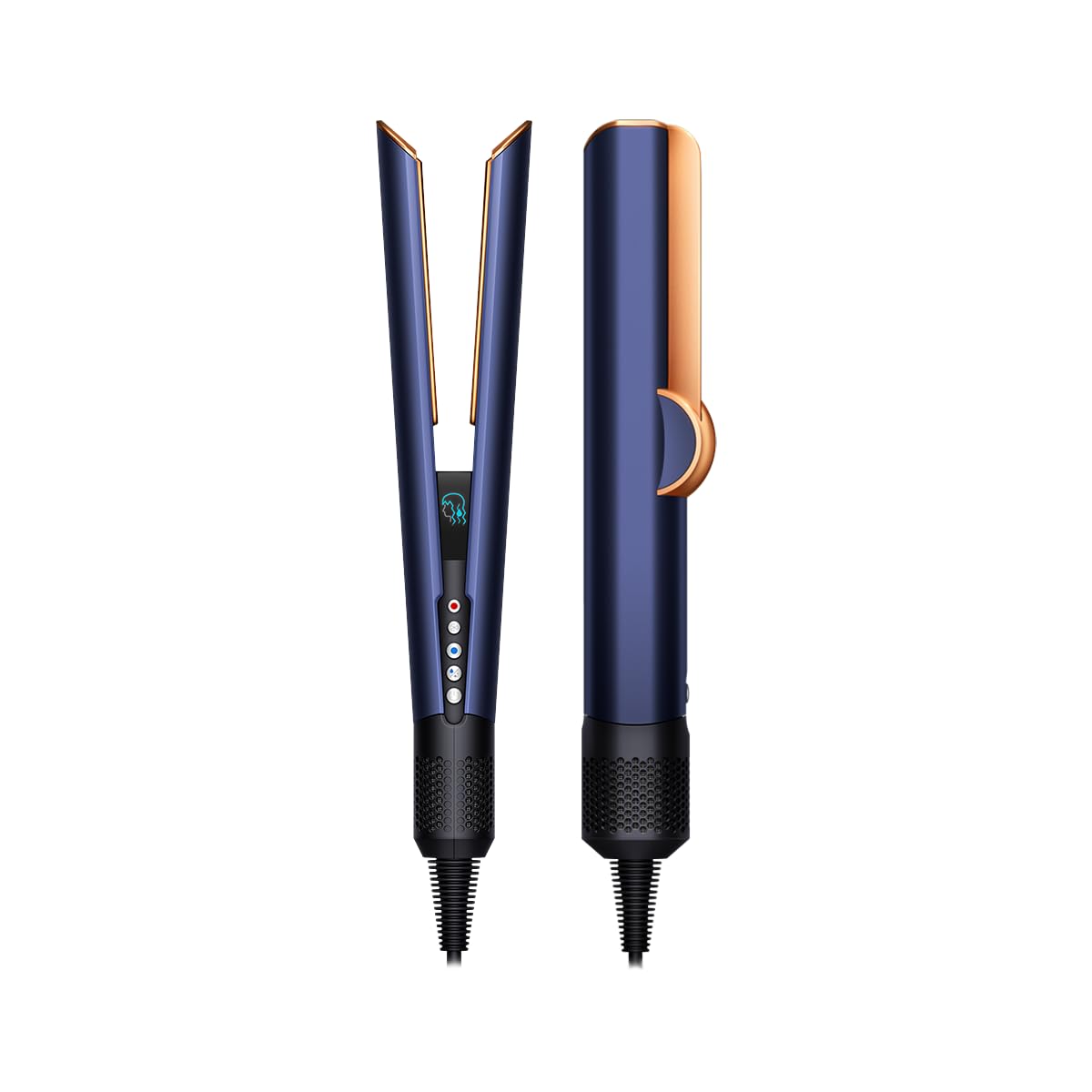 Dyson Airstrait™ Straightener| Wet to Dry Straightener| No Heat Damage| 2 in 1 Straightening| Saves Time| Natural Straight Look|Uses Air| No Hot Plates| Dry & Straighten| Volumunious & Shiny Hair | 3 Modes (Prussian Blue/ Rich Copper) Dyson