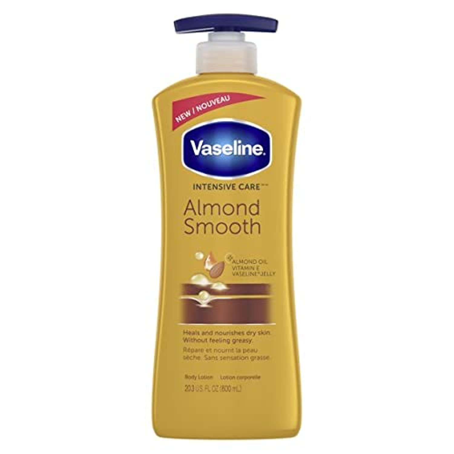 Vaseline Intensive Care Almond Smooth Body Lotion – Deep Nourishment for Soft &amp; Smooth Skin Vaseline