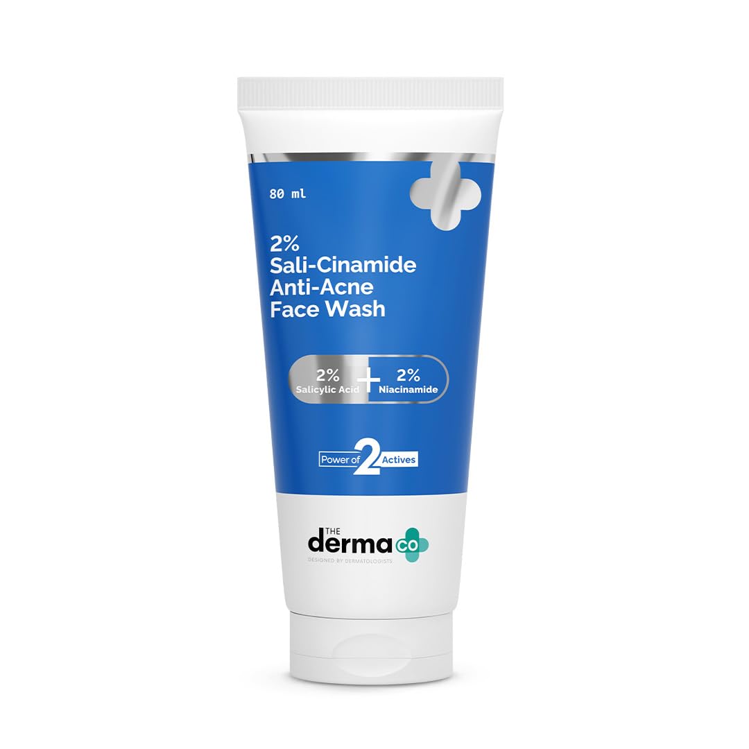 Derma Co 2% Sali-Cinamide Anti-Acne Face Wash 80ML The Derma Co