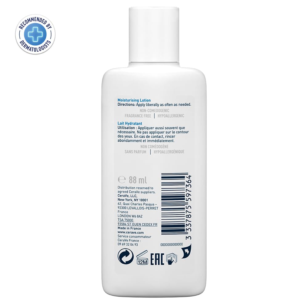 CeraVe Moisturizing Lotion For Dry Skin 88ml CeraVe