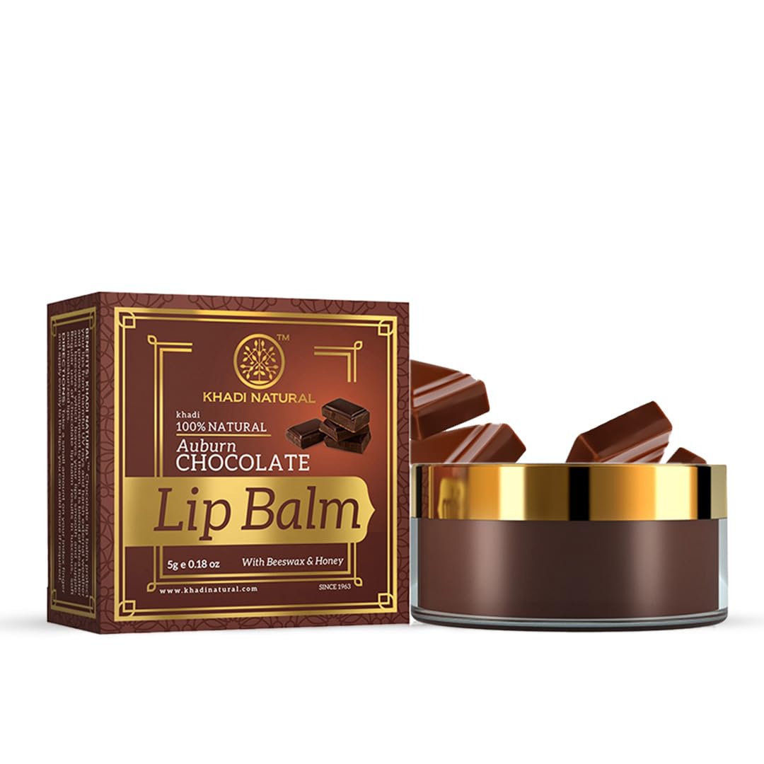 KHADI NATURAL Auburn CHOCOLATE Lip Balm 5g KHADI NATURAL