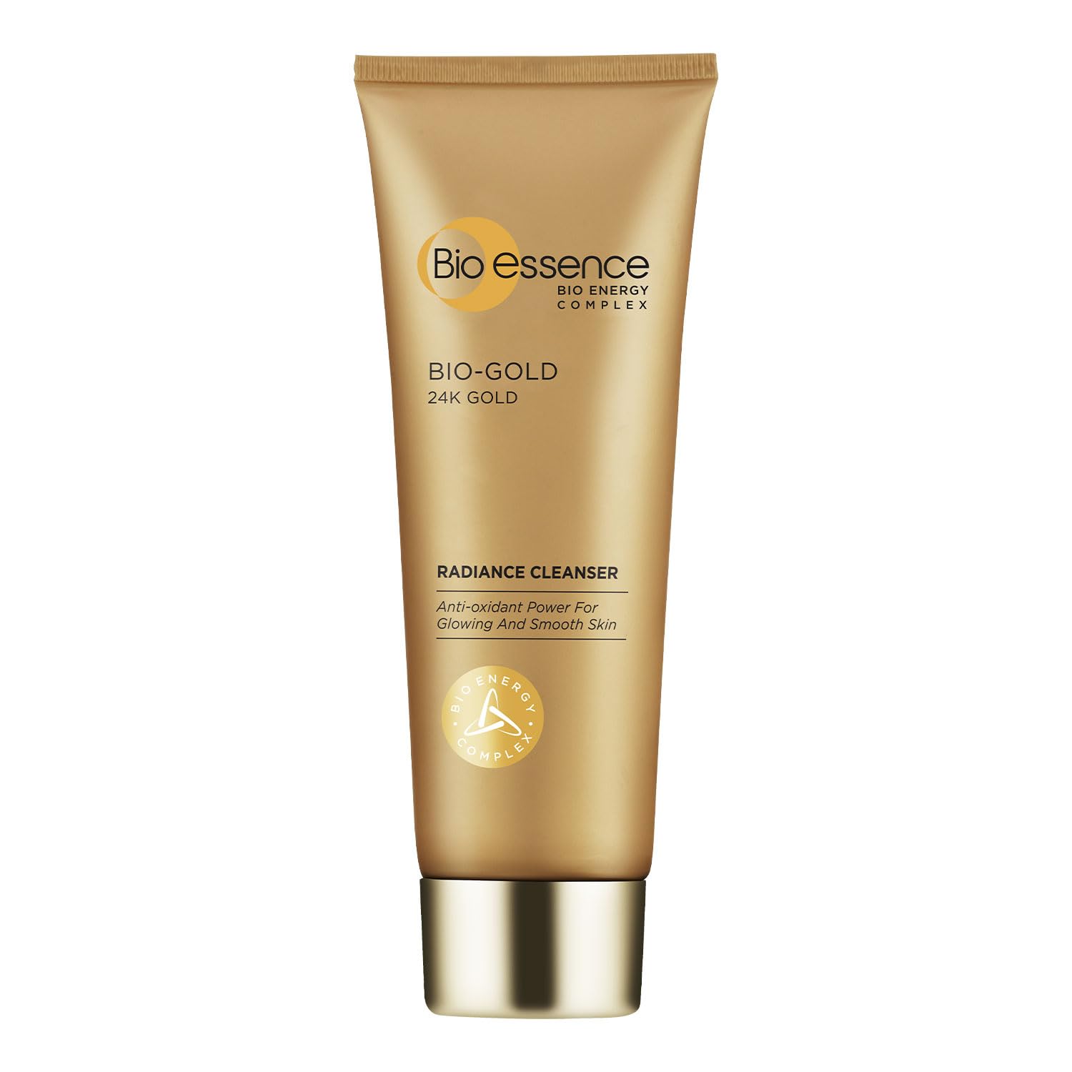 Bio Essence 24K Gold Radiance Face Cleanser, Niacinamide Face Wash for Women, Collagen Amino Acid, Hydrating Face Cleanser for Glowing Skin, Ideal for All Skin Types, Antioxidant, Anti Ageing, 100g