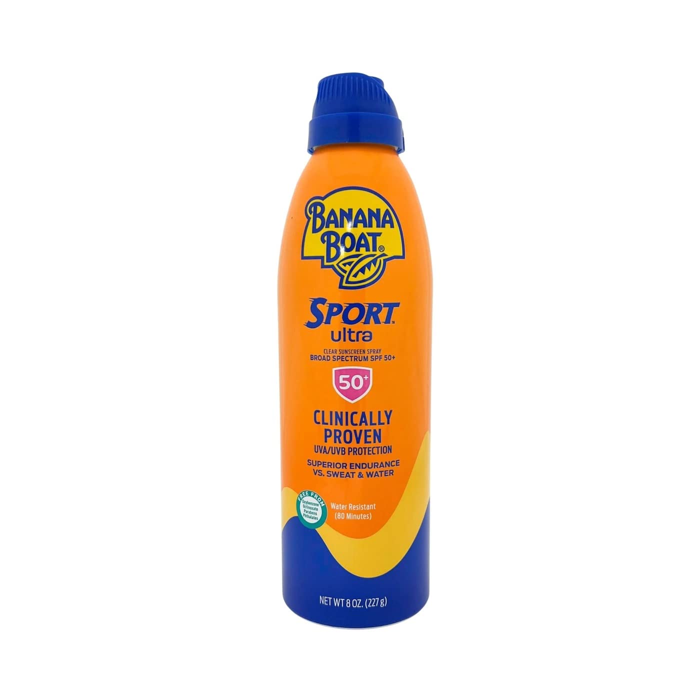 BANANA BOAT Sport Performance Continuous Spray Sunscreen For All Skin Type With Powerstay Technology, Spf 50+, 227gm BANANA BOAT