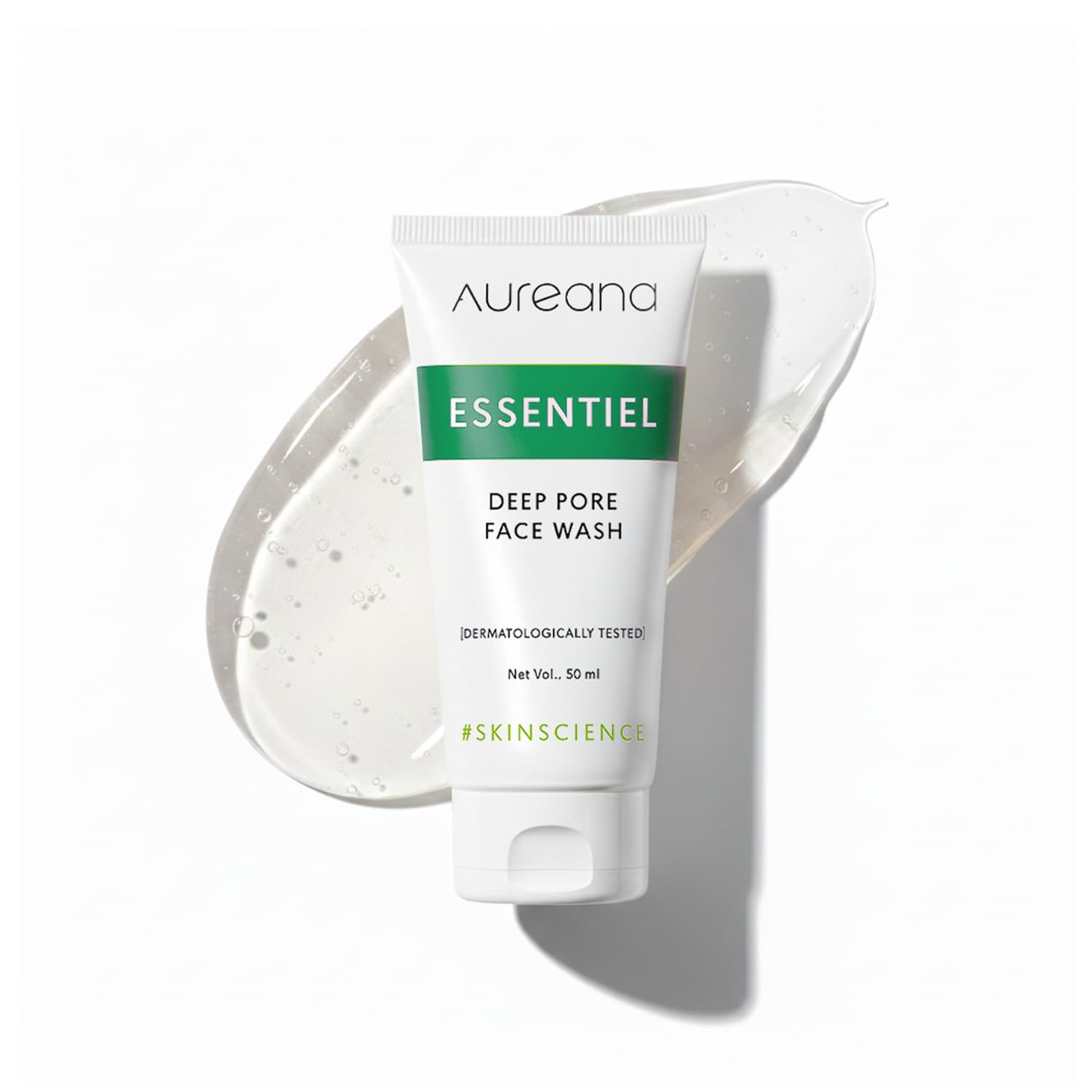 Click to see full view Aureana Essentiel Deep Pore Face Wash with Salicylic Acid (50ml) I Exfoliating Face Wash for Women & Men I Vegan, Hypoallergenic & Dermatologically Tested BEAUTY BUMBLE