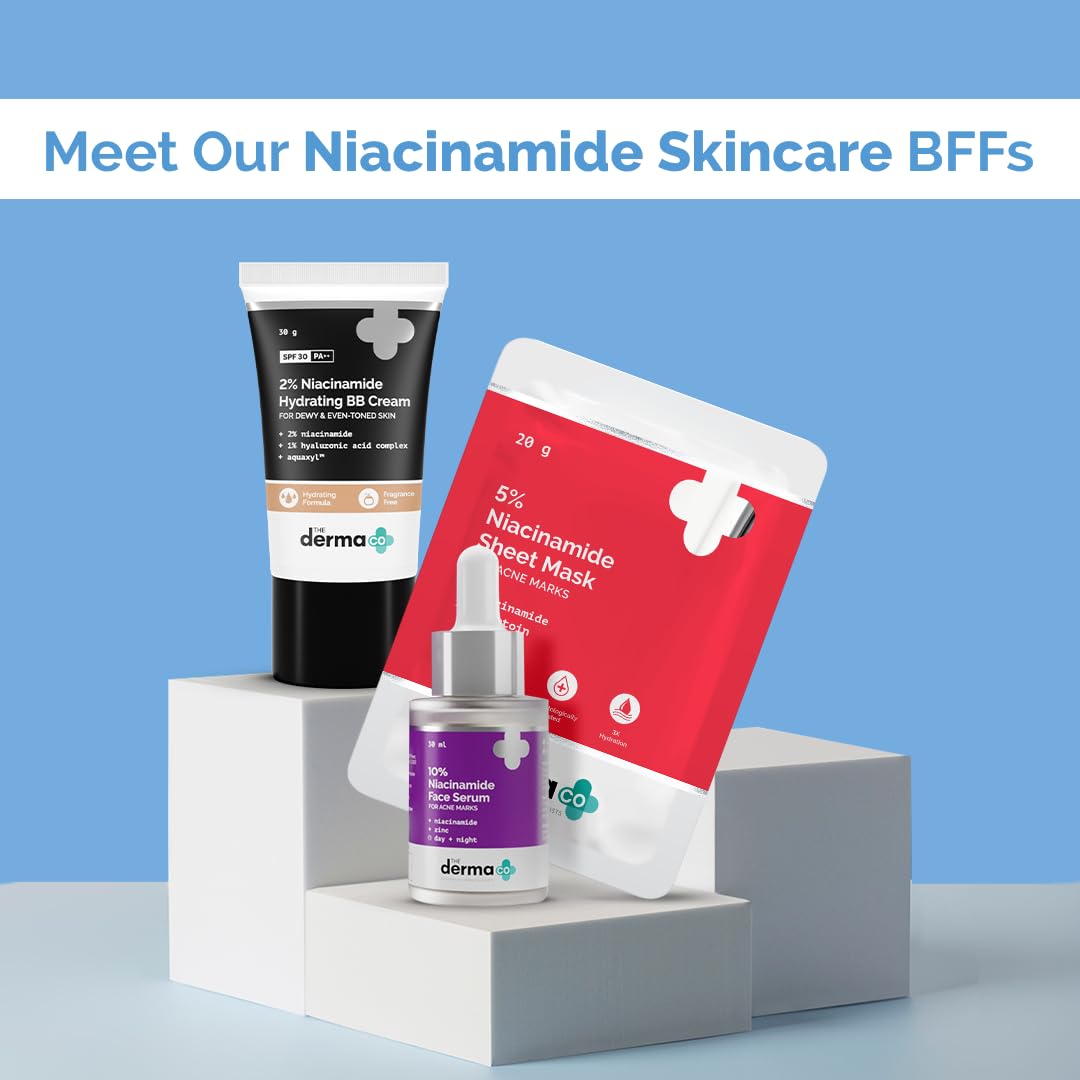 The Derma Co 2% Niacinamide Oily Skin Cleanser for Sensitive, Oily & Combination Skin 125 ml Non-Irritant | 100% Soap-Free | Non-Drying | Gently Cleanses Makeup | With 0.1% ww Salicylic Acid Beauty Bumble