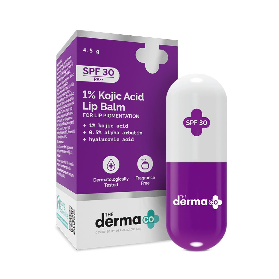 Derma Co. 1% Kojic Acid Lip Balm 4G The Derma Co
