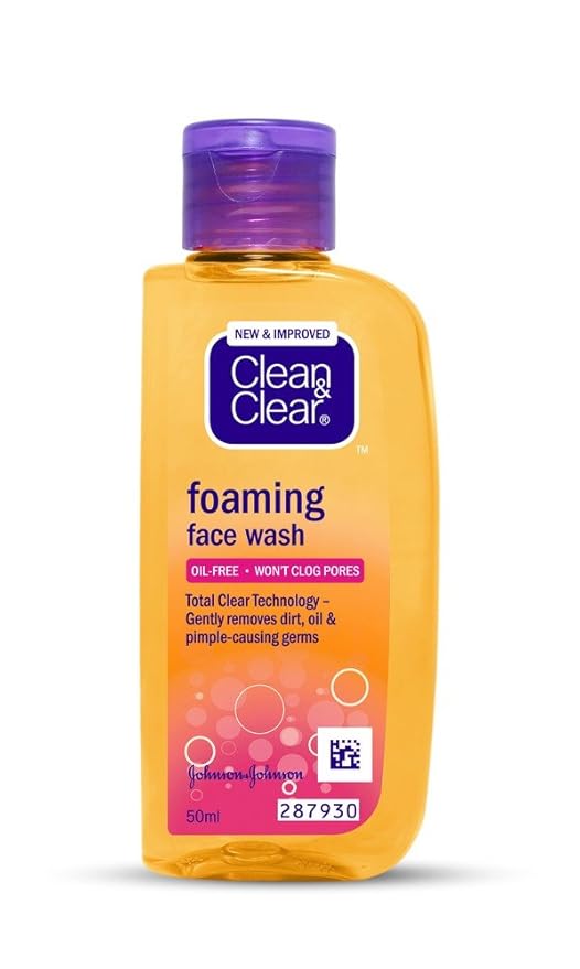 Clean & Clear Foaming Face Wash 50ml CLEAN & CLEAR