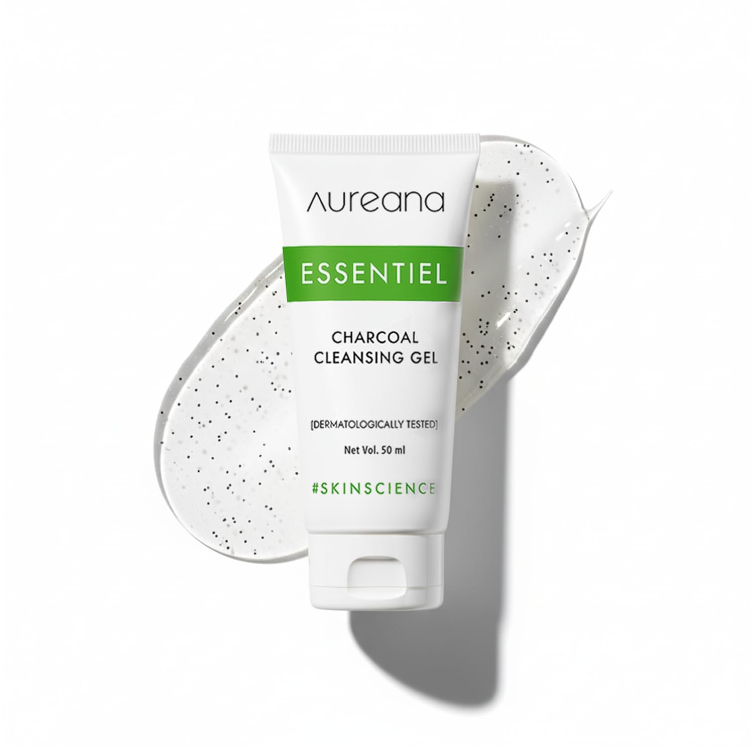 Aureana Essentiel Charcoal Cleansing Gel (100ml) for Deep Pore Cleansing & Oil Control I Face Cleanser for Acne Prone Skin I Vegan, Hypoallergenic & Dermatologically Tested BEAUTY BUMBLE
