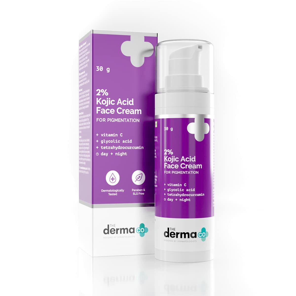 The Derma Co 2% Kojic Acid Cream | Reduces Dark Spots, Pigmentation & Blemishes | Evens Skin Tone | For Men & Women | 30 g BEAUTY BUMBLE