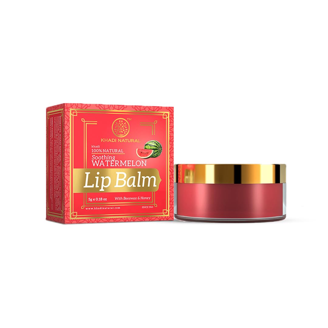 KHADI NATURAL Soothing WATERMELON Lip Balm 5g KHADI NATURAL