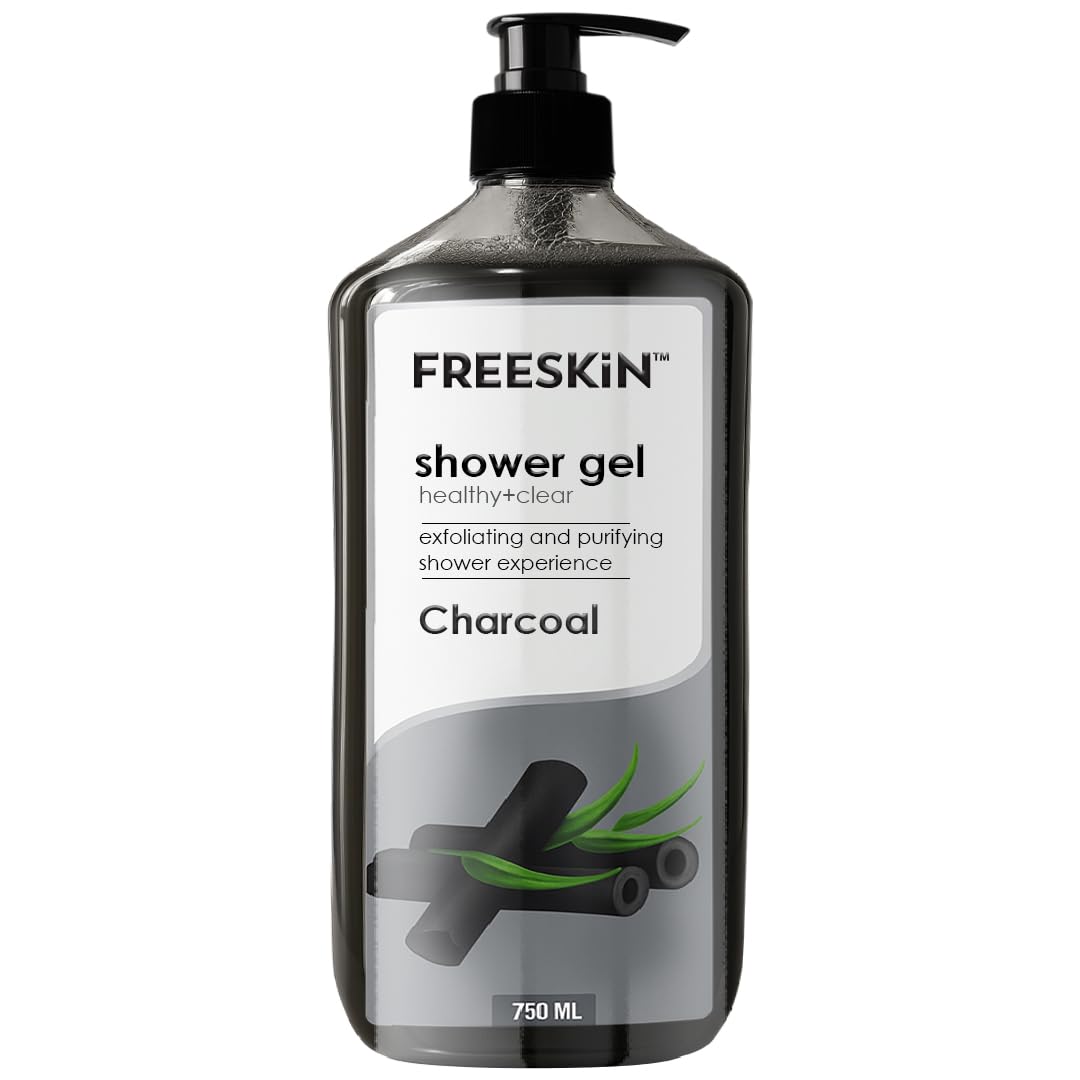 Freeskin Charcoal Shower Gel 750ML freeskin