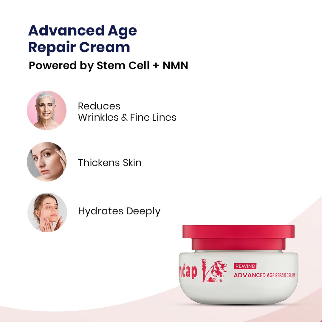 Uncap Advance Age Repair Cream | 50 Grm | All Skin Type | Reduce Wrinkles& Fine Line | Hydrates Skin Uncap