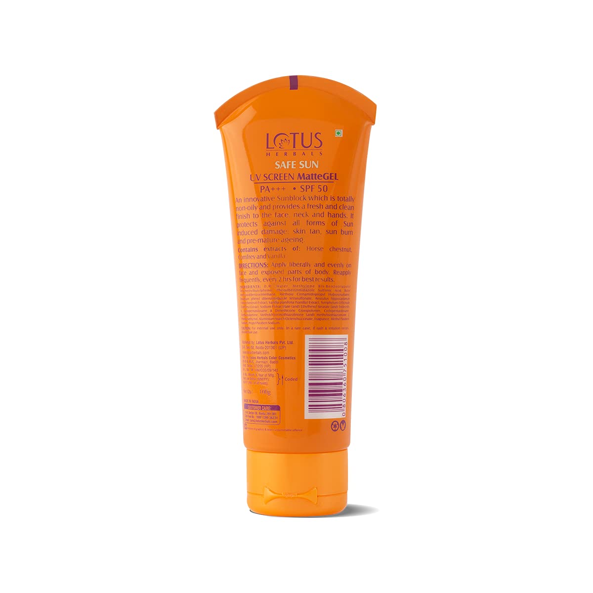 LOTUS HERBALS UV Screen Matte Gel SPF 50 Lotus Herbal