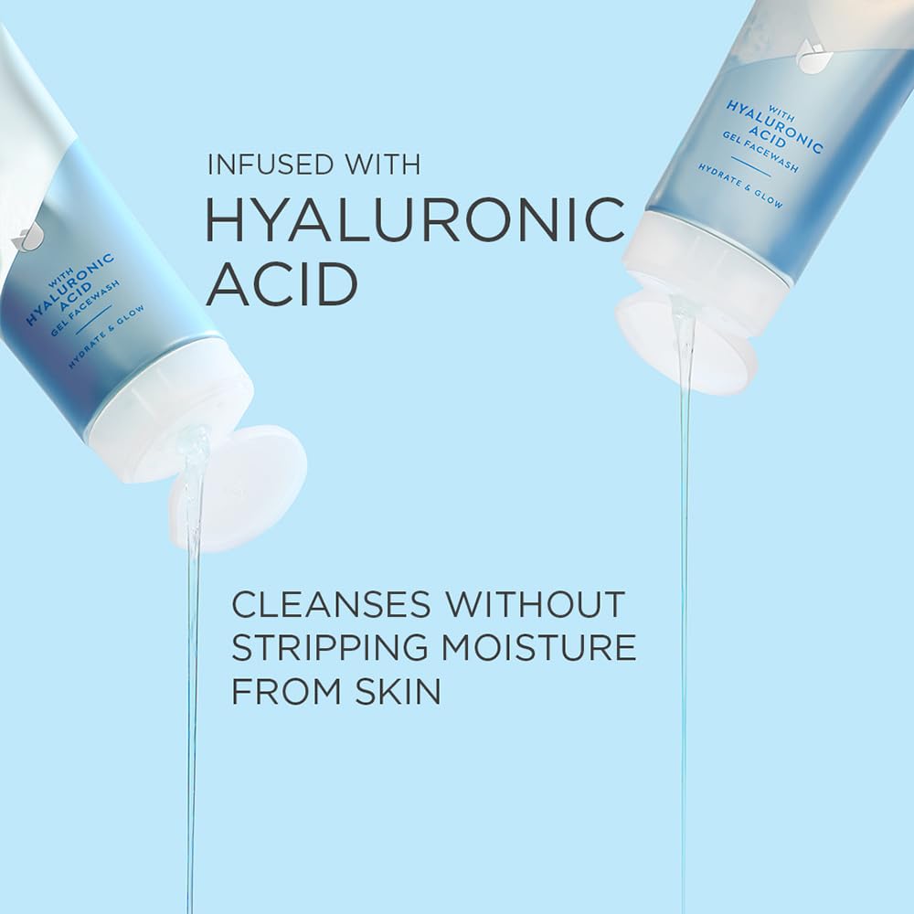 POND'S Hydra Light hyaluronic acid hydrating gel facewash hydrate and glow 100g Beauty Bumble