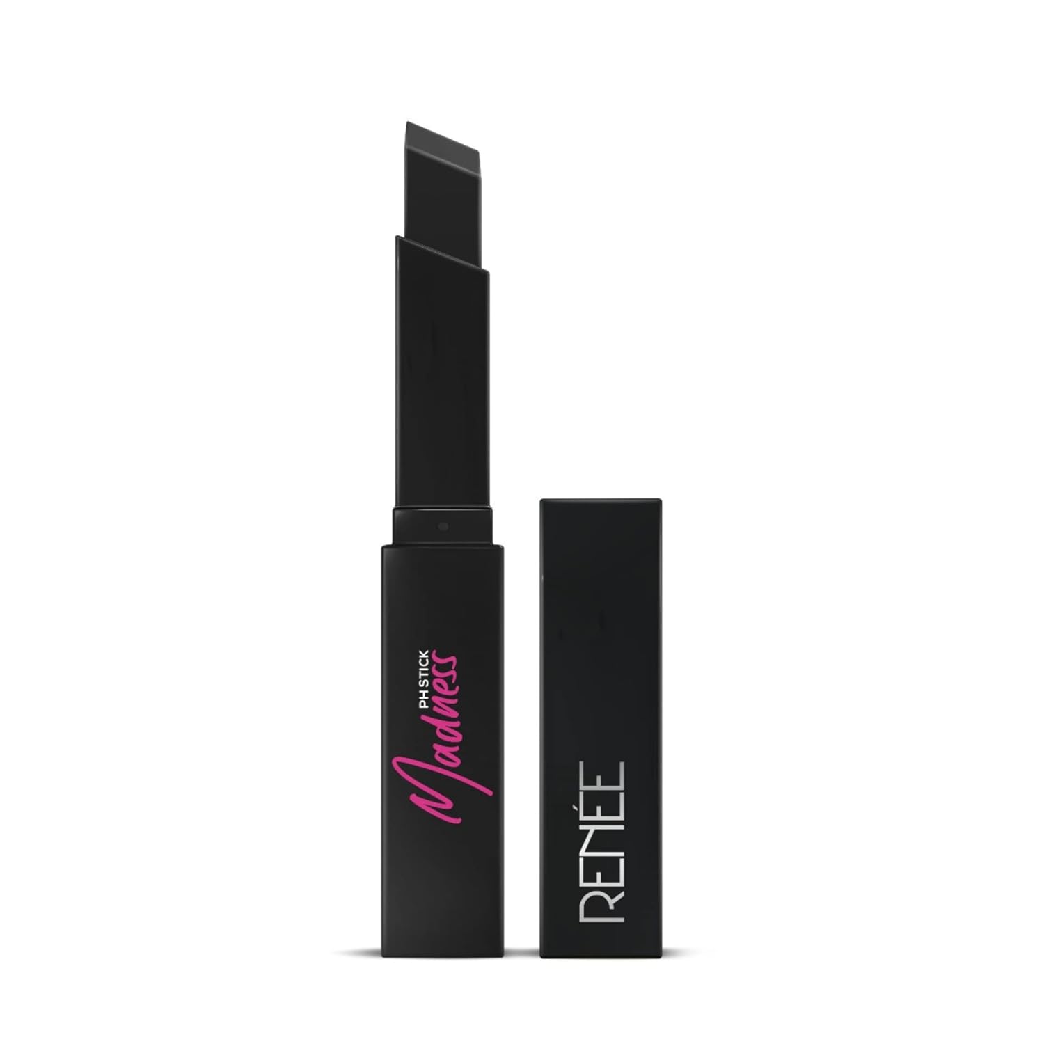 RENEE Madness PH Stick, 3gm | Black Lipstick Pink Pay Off