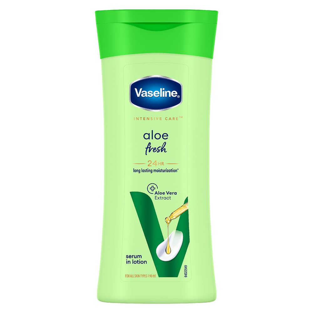 Vaseline Aloe Fresh Body Lotion – 24Hr Fresh Hydration & Cooling Moisture Care VASELINE