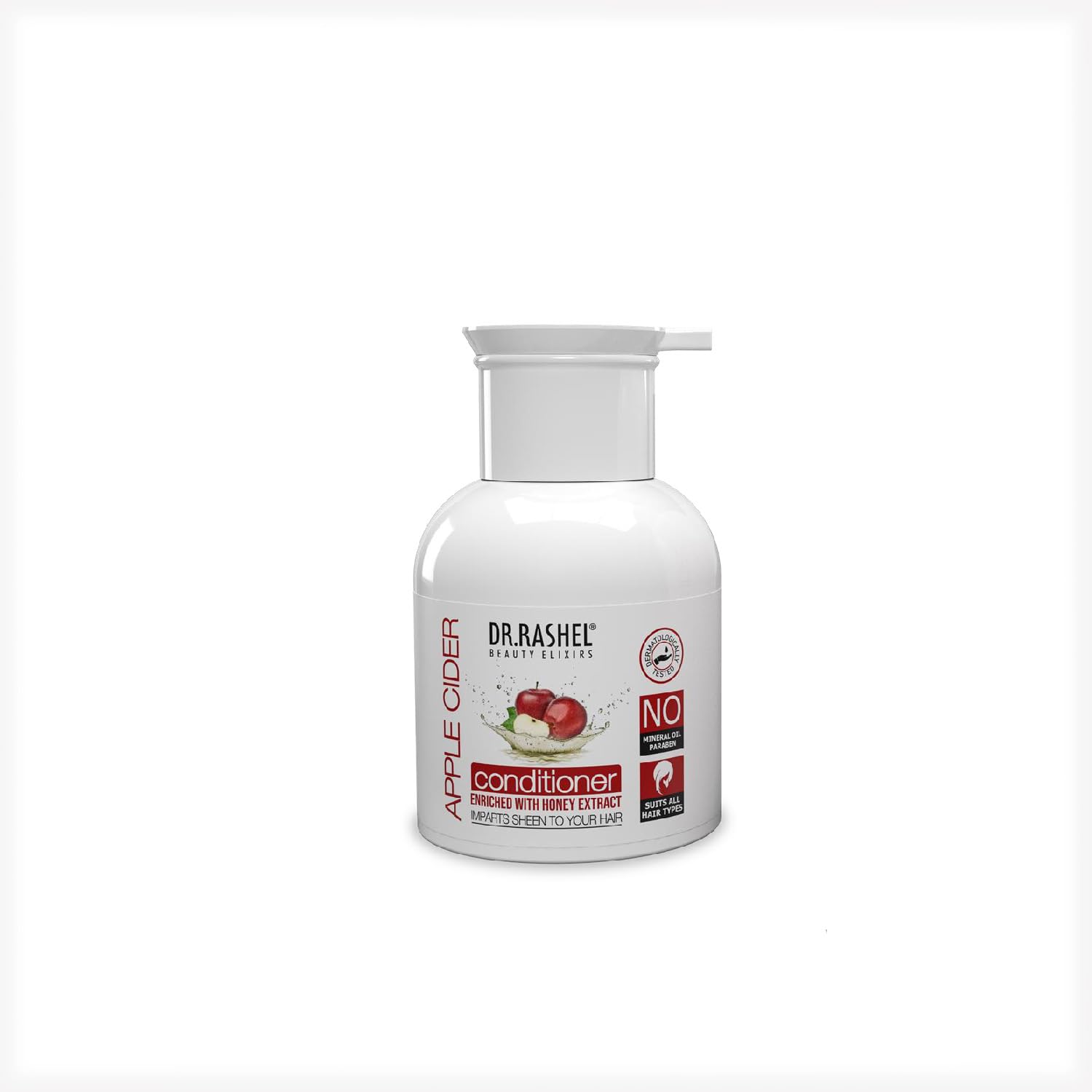 DR.Rashel Apple Cider Vinegar Conditioner Enriched with Goodness of Apple Cider vinegar & Honey Extract | Neutralize hair damage | Promotes Dry, Frizzy, Strong & Tangle Free Hair For Men Women 200 ML Dr. Rashel